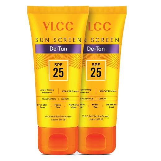 VLCC Anti Tan Sun Screen Lotion - SPF 25 PA+ - Protect Your Skin from Harmful UV Rays