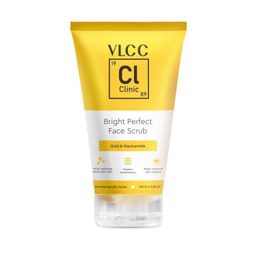 VLCC Clinic Bright Perfect Face Scrub | With Gold & Niacinamide