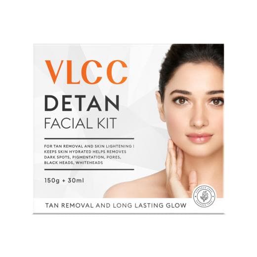 VLCC Detan 6 Pack Facial Kit | Tan Removal & Skin Brightening