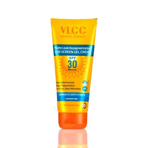 VLCC Matte Depigmentation Look SPF 30 Sun Screen Gel Cream | Protection with a Matte Finish for Even Skin Tone
