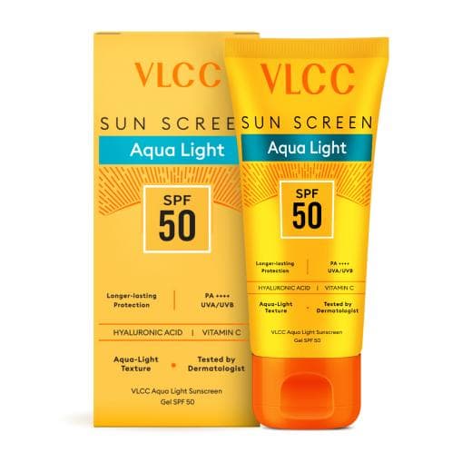 Aqua Light Sunscreen Gel SPF 50 PA++++ 100g, Fast-Absorbing, Non-Greasy, No White Cast
