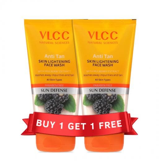VLCC Anti Tan Skin Lightening Face Wash - Reveal a Brighter and Tan-Free Complexion