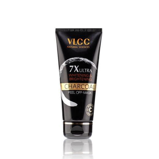 VLCC 7X Ultra Whitening & Brightening Charcoal Peel Off Mask - Reveal Luminous Skin
