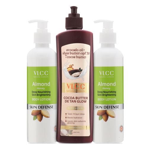 VLCC Cocoa Butter De-tan & Almond Honey Skin Brightening Body Lotion