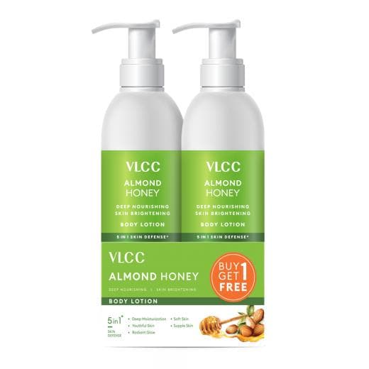 VLCC Almond Honey Deep Nourishing & Skin Brightening Body Lotion - Intense Hydration and Radiant Glow