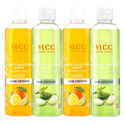 VLCC Dandruff Care and Control & Nourishing and Silky Shine Shampoo
