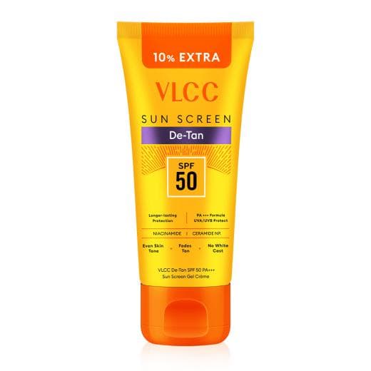 VLCC De Tan SPF 50 PA+++ Sunscreen - Effective Sun Protection and Skin De-Tanning