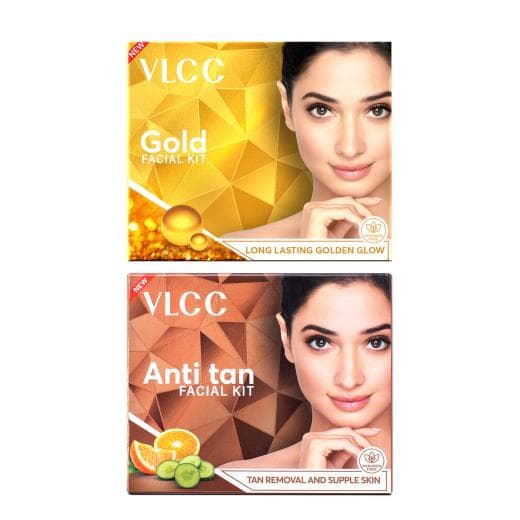 VLCC Gold Facial Kit & Anti Tan Single Facial Kit