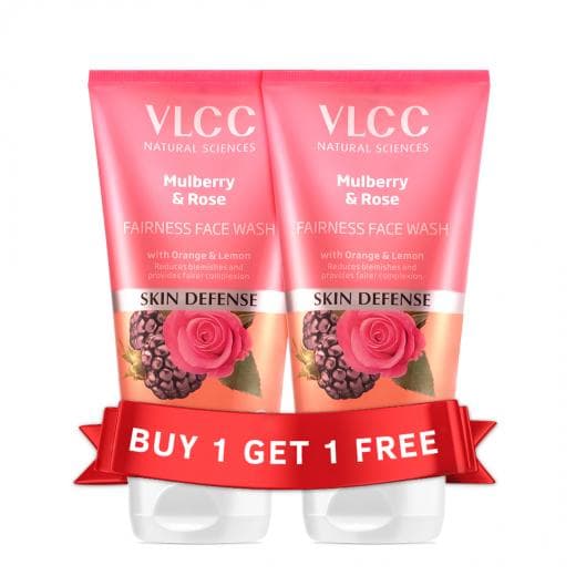 VLCC Mulberry & Rose Facewash - Refresh and Brighten Your Skin Naturally