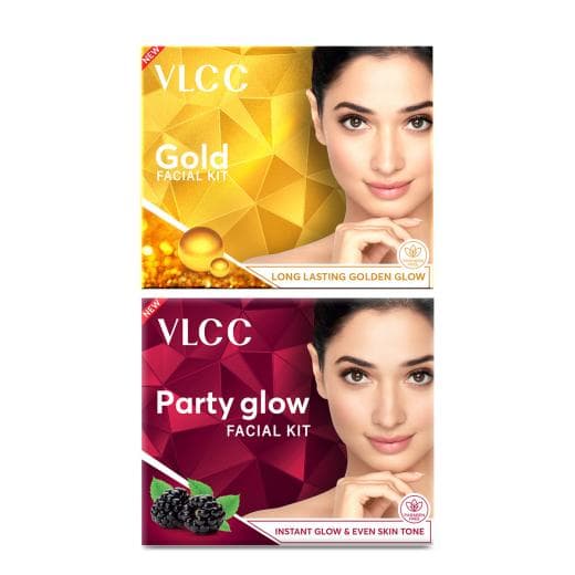VLCC Party Glow & Gold Facial Kit | Nourish and Rejuvenate Your Skin