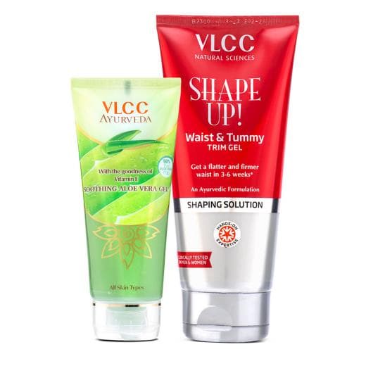 VLCC Shape Up Waist & Tummy Trim Gel & Ayurveda Soothing Aloe Vera